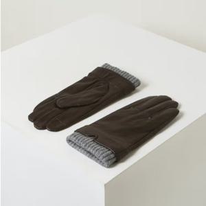 [닥스핸드백] 투톤 이너 브라운 양가죽 장갑 DCGV5F150W3