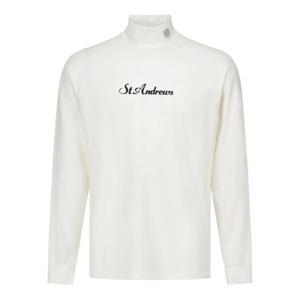 [세인트앤드류스]남성 별 심볼 모크넥 래글런 소프트 긴팔이너티셔츠 811E3TSA31