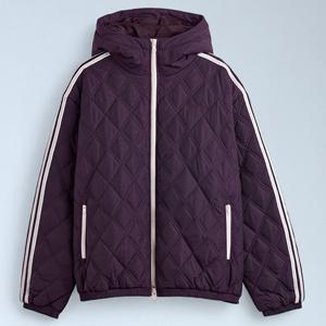 26 SS 아디다스 바이 웨일즈보너 쓰리 스트라이프 보르도 퀼팅 자켓 KE9956