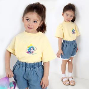 [레노마 이너웨어]티니핑 여아 쭈리 반팔티셔츠YE 0F14W64302