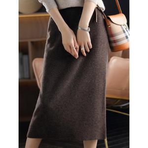 [예쎄](예쎄) 밴딩 솔리드 A라인 니트 스커트(S5WSK001A)