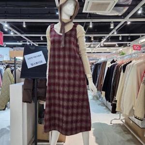 밀스튜디오 DP02 체크 끈 원피스 LRCOPS100