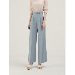 [귈림](귈림) 하이웨스트 벨티드 와이드 팬츠 (GBSPT008P)