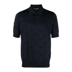 25 FW 돌체앤가바나 로고 자카드 실크 폴로 셔츠 GXZ15TJAST6 TP445126138