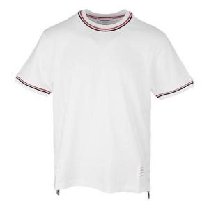 톰브라운 스트라이프 트림 반팔티 MJS231A J0055 100