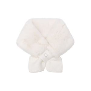 [헤지스골프]아이보리 여성 밍크퍼 넥워머(HWMU5F705IV)