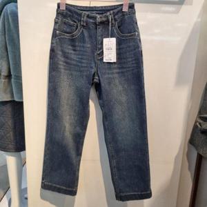 수스 HC36 털기모스티치장식슬림일자데님 S254NJEC52