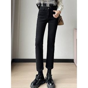 [예쎄][예쎄] 캐주얼 스판 기모 일자 8부 데님팬츠  S4WPT038A