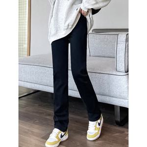 [예쎄][예쎄] 심플 캐주얼 기모 일자핏 데님 팬츠  S4WPT027A