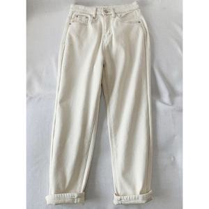 [예쎄][예쎄] 심플 베이직 기모 일자핏 코튼 팬츠  S4WPT022A
