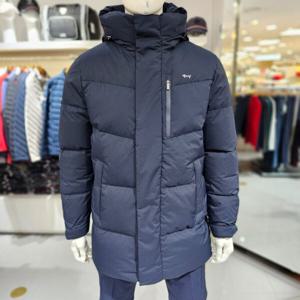 [루이까스텔]남성 플라켓 히든마그넷 구스다운 후드점퍼/3MRJP00