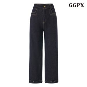 [GGPX] 데일리 와이드 하이웨스트 데님 팬츠 (GPDTA014D)