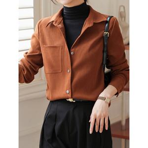 [예쎄](예쎄) 코듀로이 백리본 포인트 셔츠(S5WBL011A)