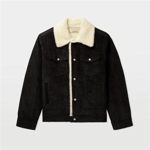 메종키츠네 셰르파 코듀로이 남녀공용 트러커 자켓 DM02213WW500