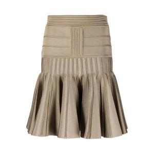 발망 절개선 디테일 니트 미니 스커트 AF1LB658KD61