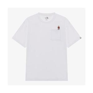 노스페이스 NT7UR22K 화이트라벨 포켓 EX 반팔 라운드티_WHITE 256895