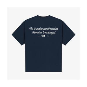 노스페이스 NT7UR19M 화이트라벨 아이라 반팔 라운드티_NAVY 256908