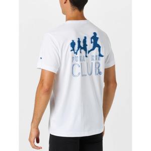 푸마 남성용 런 클럽 그래픽 반팔 티셔츠 527611-02