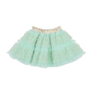 [프렌치캣(정상)]민트 프릴 샤 스커트 Q56DAS020