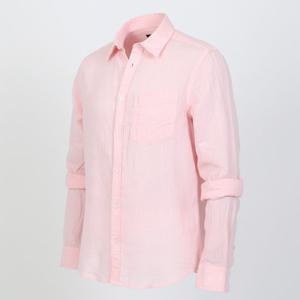 J.LINDEBERG SLIM LS LINEN MELANGE SHIRT (FMST10240-S022) (남성 슬림 롱슬리브 리넨 멜란지 셔츠)