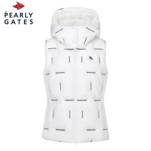 [파리게이츠] 파리게이츠 [기간한정 가격인하] 여성 로고 자수 하이넥 후드 패딩 베스트 521C4JS253_WH