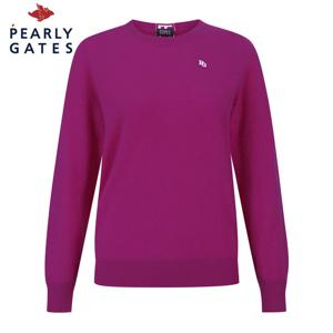 [파리게이츠] 파리게이츠 여성 캐시미어 백 로고 자카드 캐시미어 스웨터 521C4SW158_PK