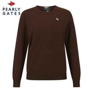 [파리게이츠] 파리게이츠 여성 캐시미어 백 로고 자카드 캐시미어 스웨터 521C4SW158_BR