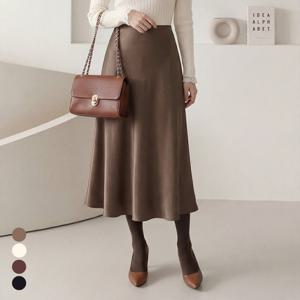 [모리스커밍홈] 데일리 새틴 머메이드 롱스커트_M2512SK113D