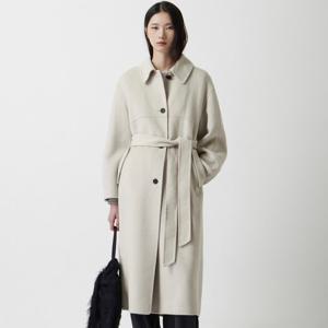 [쥬크]루즈핏 벨티드 코트 Z254MSG540