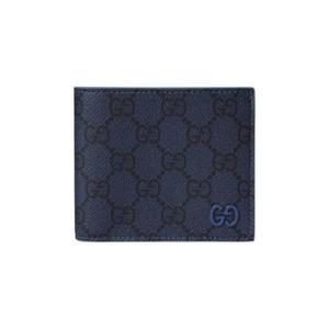 구찌 더스티 블루 인테리어 GG 바이폴드 월렛 다크 블루 768243-FAFBE-8448