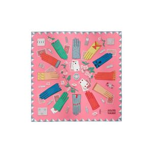 에르메스 뢰르 데 강 스카프 90 로즈 봉봉 베르 멀티꼴로르 H004211S06