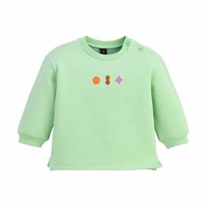 [모이몰른]클립밍크골지맨투맨티셔츠 M214TSF24P