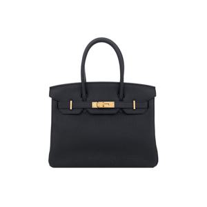 [엘러브] 에르메스 벌킨30 블랙 금장 B각인 6HH0004