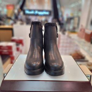 [허시파피]여성 발 편한 4cm 경량 광폭 퍼 앵클부츠 3fr614-E_CA