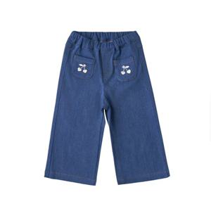 밍크뮤ch 체리포켓자수데님 팬츠(백일돌조카선물어린이집등원룩) (3611541005)