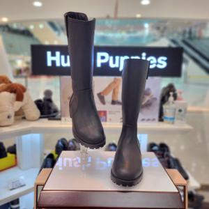 [허시파피]여성 발 편한 3cm 워커창 하프 털부츠 3fq613-A_CA