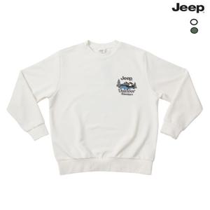 [지프]남여공용 아웃도어 베어 맨투맨 티셔츠 (JP1TSU843)