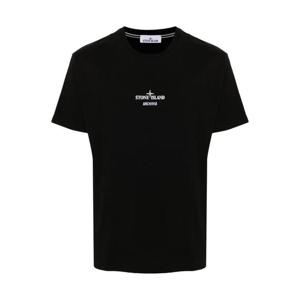 스톤아일랜드 로고 프린트 티셔츠 81152NS91