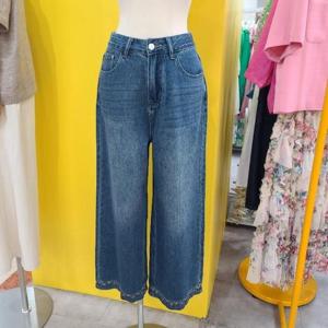 르피타 DP01 밑단에스닉자수통청바지 L255BJE852