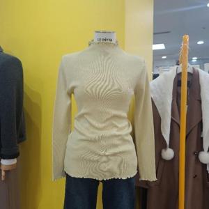 르피타 DP01 봄 셔링  골지폴라니트 L251BSW202