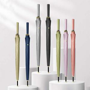 튼튼한 파스텔 자동 장우산 고급 대형 큰우산