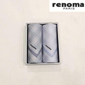 레노마 RDR205 남녀2매 선염 손수건 세트