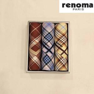 레노마 RDO132 남녀3매 선염 손수건 세트