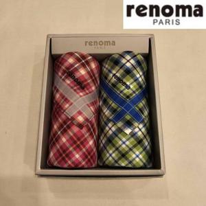 레노마 RDO113 남녀2매 선염 손수건 세트