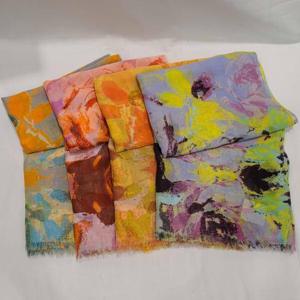 레노마 SRI224 폴리 플라워 스카프