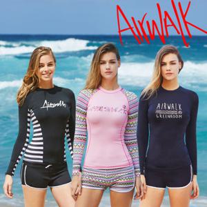 에어워크서프 여성래쉬가드세트 티셔츠+보드숏 모음B