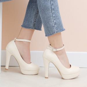 슈즈앤 여성 스트랩 가보시 힐 sn272