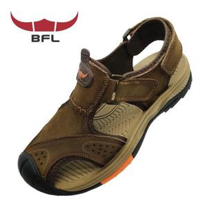 [스카이마루]BFL 3441 카키 남성 캐주얼 천연가죽 여름 샌들 (54