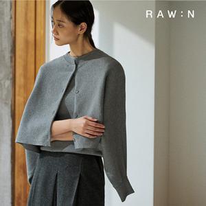 로우앤 울 케이프 가디건 2종세트[케이프가디건+슬리브리스SET]