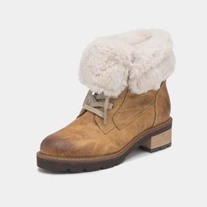 [소다] 여성 퍼 앵클부츠 4CM(ALB381LP34)